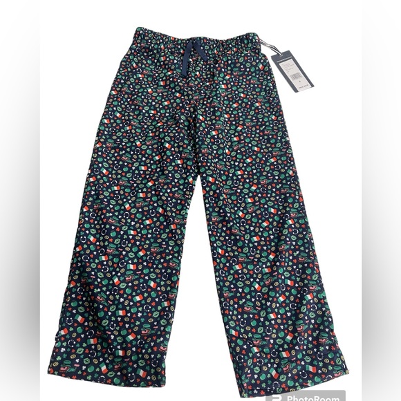 Vineyard Vines Boys Kids Poly Knit Lounge Pants Irish Deep Bay Size 6 Loungewear - Picture 1 of 5